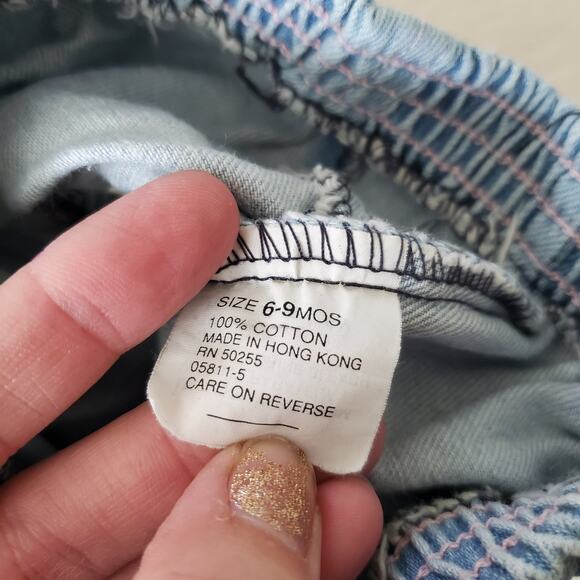 Vintage Denim Bloomers 6-12 months - Picture 7 of 7